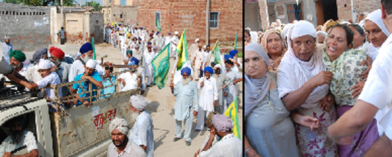 Activists of farm and labour