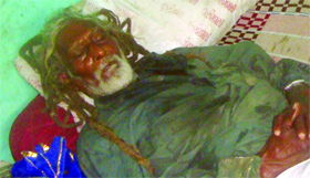 Baba Dhani Rama of a dera at Mullewal Khaira village in Shahkot sustained injuries when more than 10 assailants attacked him
