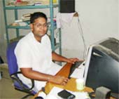 Sanjay Raj Singh at his house in Muktsar