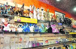 A special gift counter for Friendship Day at a shop in Dehradun