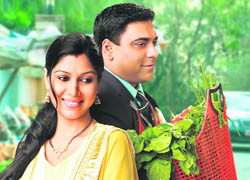 Sakshi Tanwar and Ram Kapoor from Bade Achche Lagte Hain 