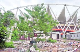 After the games: file picture of Jawaharlal Nehru Stadium renovated at a cost of over Rs 1000cr