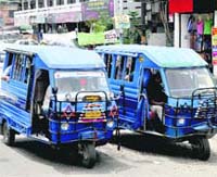 Vikrams have been creating traffic problems in Dehradun. 