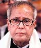 Finance Minster Pranab Mukherjee