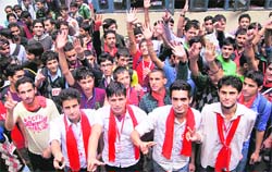 The SFI declared its panel for the student elections at Rajiv Gandhi College in Shimla