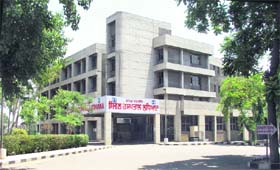 A view of Lord Mahavira Civil Hospital in Ludhiana