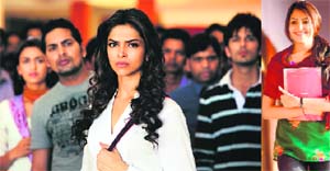 Deepika Padukone (L) and Anushka Sharma