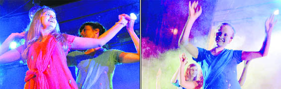 Artistes perform during the International Children’s Festival organised by Ryan International School in Ludhiana.