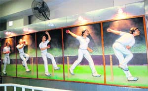 The gallery depicts the application of scientific principles, like gravity, projectile motion, Newtons Law of Motion etc, in sports