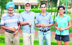 The rival duos who will clash in the Independence Day Cup golf final at the Chandigarh Golf Club