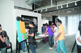 Colour of wisdom: Students bring out various facets of Rabindranath Tagore during the workshop