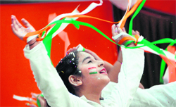 Independence Day rehearsals are under way at various schools in Ludhiana. 