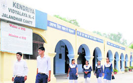 A view of Kendriya Vidalaya No. 4 located in Jalandhar Cantt. 