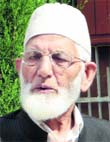 Syed Ali Shah Geelani, Hurriyat Conference leader