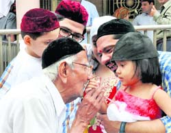 Members of the Parsi community celebrate Navroz, the Parsi New Year, in Ahmedabad
