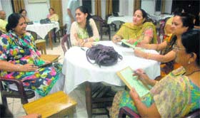 Members of the Central Club enjoy Tambola in Sector 9, Chandigarh