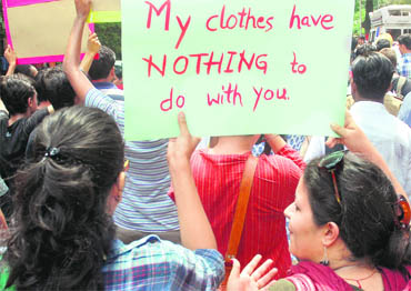 The besharmi morcha in New Delhi garnered a good response and plenty of media coverage