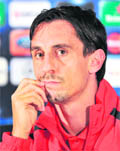 Former England and Manchester United defender Gary Neville.