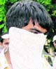 The accused in police custody in Chandigarh.