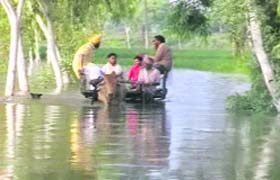 CPS Sukhpal Singh Nannu in a Ferozepur village
