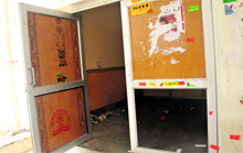 A room allotted to student council members to carry out their activities last year is currently in a shambles at DAV College, Sector 10