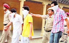 Three members of a gang of car snatchers who were nabbed by the Jalandhar police on Wednesday