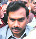 Former Telecom Minister A Raja is being made to pay a price for annoying some big players in the sector, says his counsel