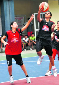 Since enough indoor courts are not available, the Punjab Basketball Association is making efforts to get more  