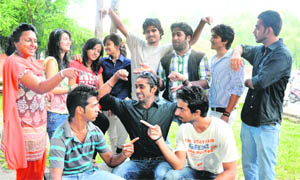 The members of theatre group Fools Paradise