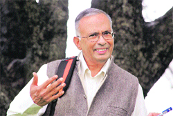 R Bhaskar, cyber security expert, in Shimla. 
