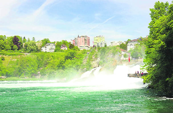 A view of Rheinfalls