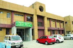 The regional trauma centre of the Punjab Health Systems Corporation in Jalandhar