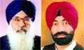 CM Parkash S Badal and (R) Cong MLA Sukhpal Khaira