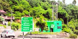 The forest area at Tutan di Khuyi village in the Bajalta block of Jammu.