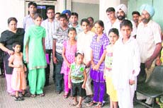 Students who were operated upon in 2009 join school