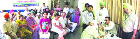 The camp in progress in Kurukshetra.