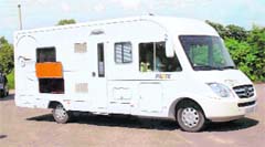 Luxury vehicle Pilote offers all basic amenities