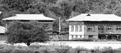 Typical Tibetan houses in Lhasa