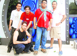 Members of the band Manthan