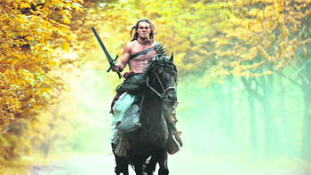 Jason Momoa is a tad more expressive than Arnold Schwarznegger 