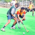 Hockey legends in action in the final of Punjab Double-leg, six-a-side Veteran Hockey League