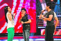 JOKES APART: A still from Zee TV's Sa Re Ga Ma Pa Li'l Champs