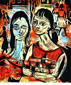 CREATIVE LINE: The works by Sunirmal Chatterjee continue to inspire generations of artists