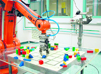 An industrial robot is an example of a mechatronics system