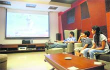 Manan Gupta with his friends