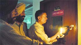 MC employees seal Voodoo in Chandigarh on Thursday.