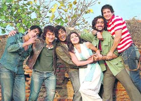 A still from Rang De Basanti