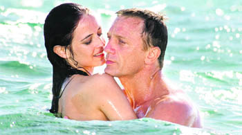 Danielle Craig and Eva Green in Casino Royale