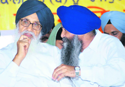 Chief Minister Parkash S Badal in Rajpura