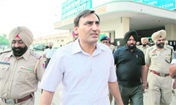 GRP IG Rohit Chaudhary visits Jalandhar City railway station on Saturday